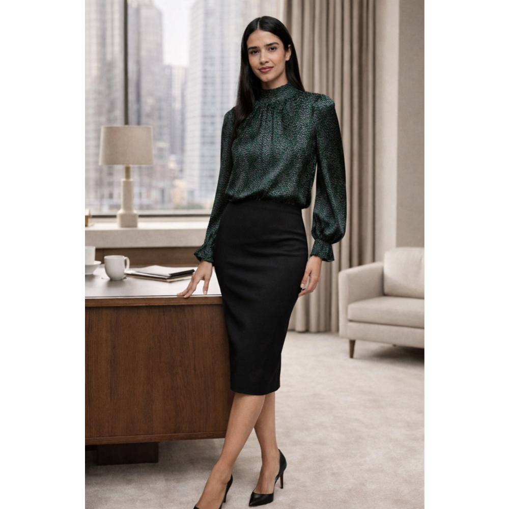 The Stella Top | Emerald Spots Size Large NWOT Retails $278